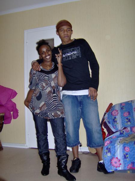 moi et zah(la femme de mon couzin mc)